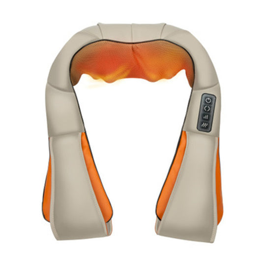 Cervical Neck Massager - Electric Kneading Massager with Heat for Car & Home | Bombom