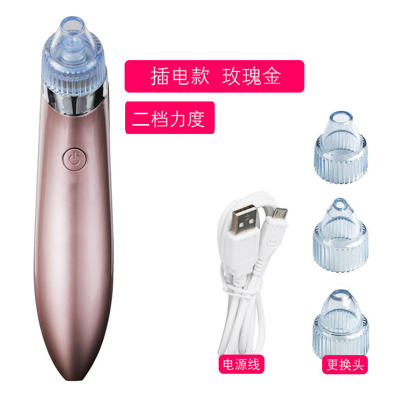 Electric Blackhead Remover Pore Vacuum Facial Cleansing Tool for Acne Blemish Extraction