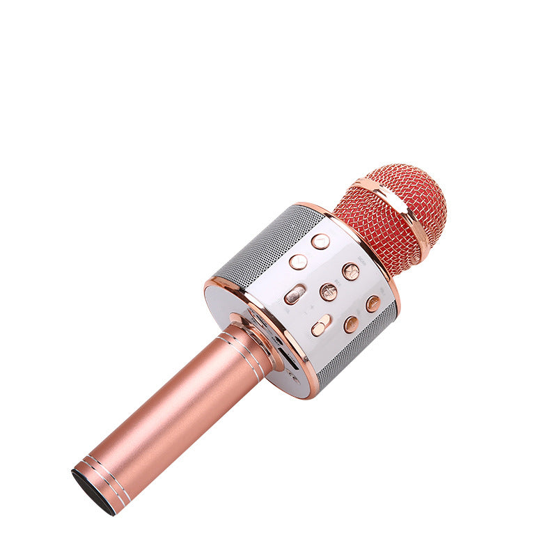Wireless Bluetooth Karaoke Microphone Speaker for Kids Adults