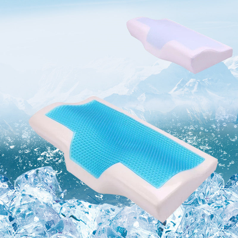 Gel Memory Foam Pillow - Cooling Cervical Support Pillow