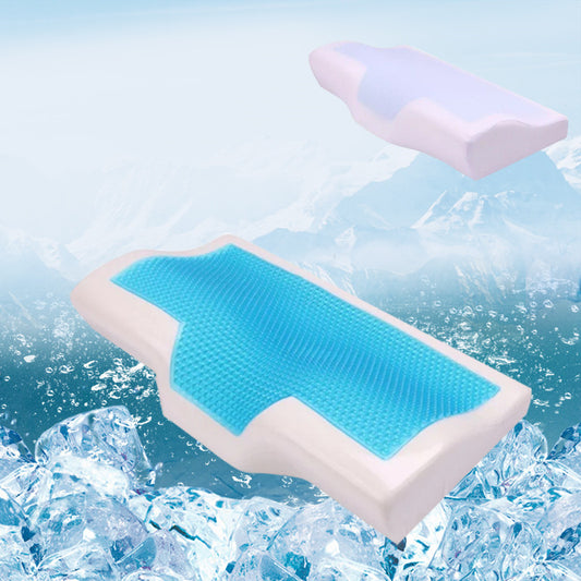 Gel Memory Foam Pillow - Cooling Cervical Support Pillow