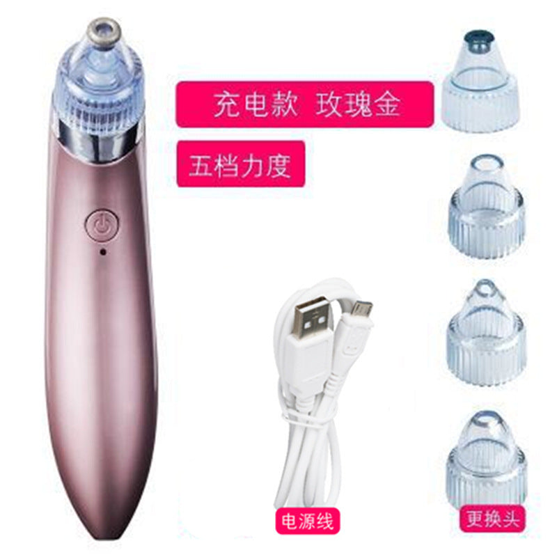 Electric Blackhead Remover Pore Vacuum Facial Cleansing Tool for Acne Blemish Extraction