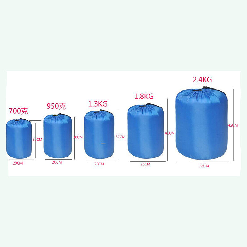 Hooded Sleeping Bag - Envelope Style for Outdoor Camping & Emergency