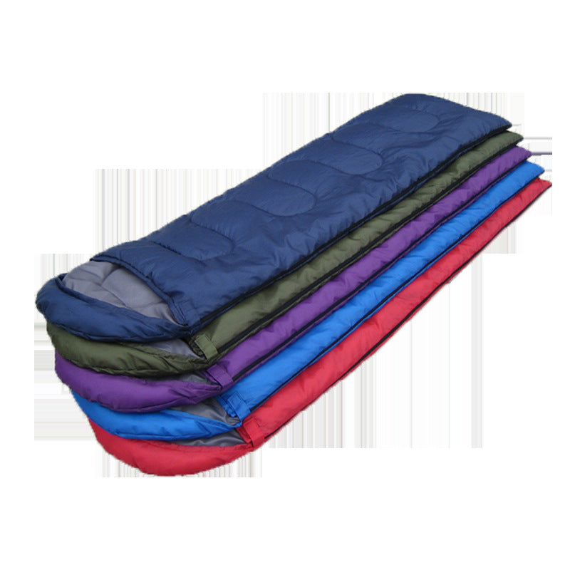 Hooded Sleeping Bag - Envelope Style for Outdoor Camping & Emergency