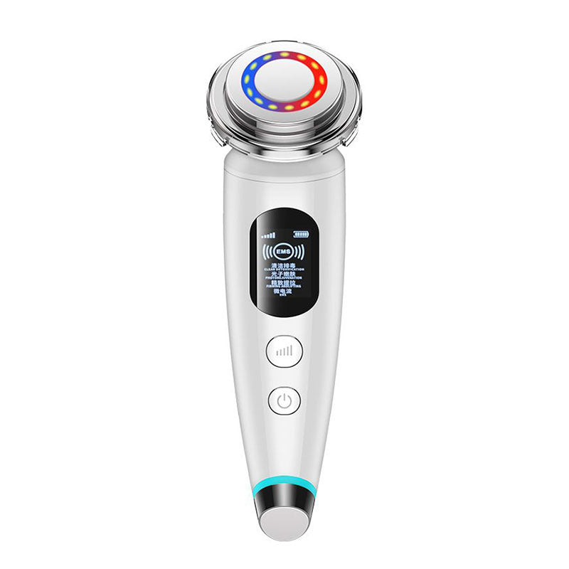 Ultrasound Facial Massager - LED Light Therapy & Microcurrent Skin Device