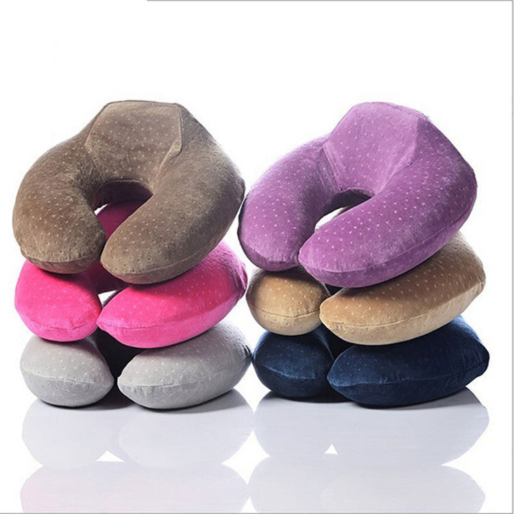 Memory Foam U-Shaped Travel Pillow - Neck Support Cushion