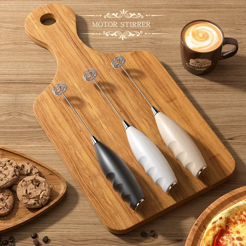 Electric Milk Frother Automatic Whisk Coffee Foam Maker Mini