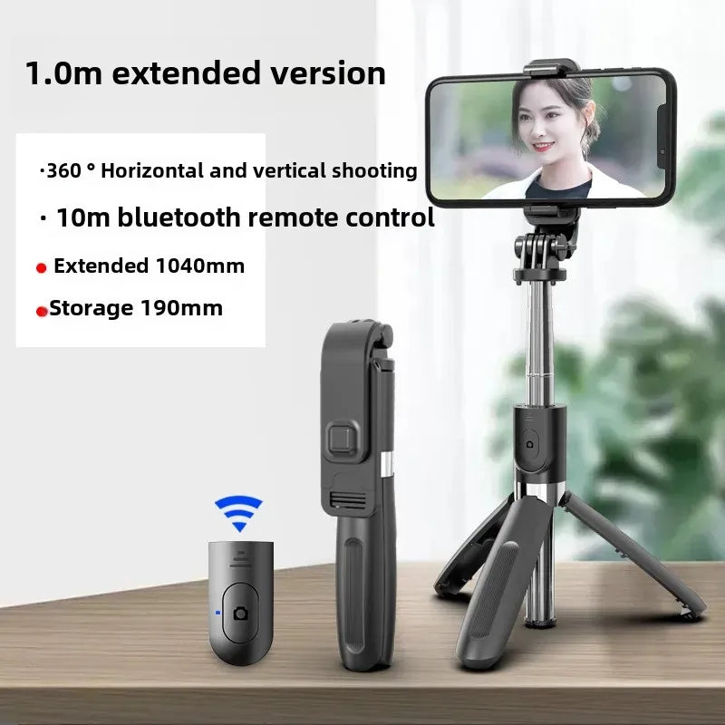 TOKQI L02 Bluetooth Selfie Stick Tripod Remote Control