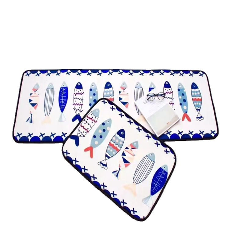 Cartoon Door Mat Absorbent Anti Slip Bathroom Kitchen Floor Mat