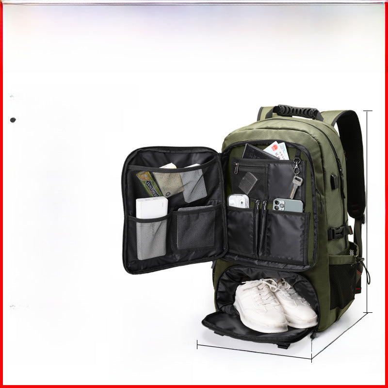 80L Large Capacity Travel Backpack Outdoor Hiking Bag