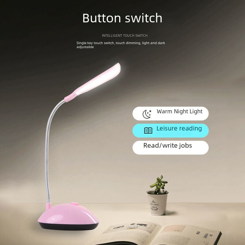 Folding LED Table Lamp – Eye Protection Desk Light for Study, Reading & Night Use