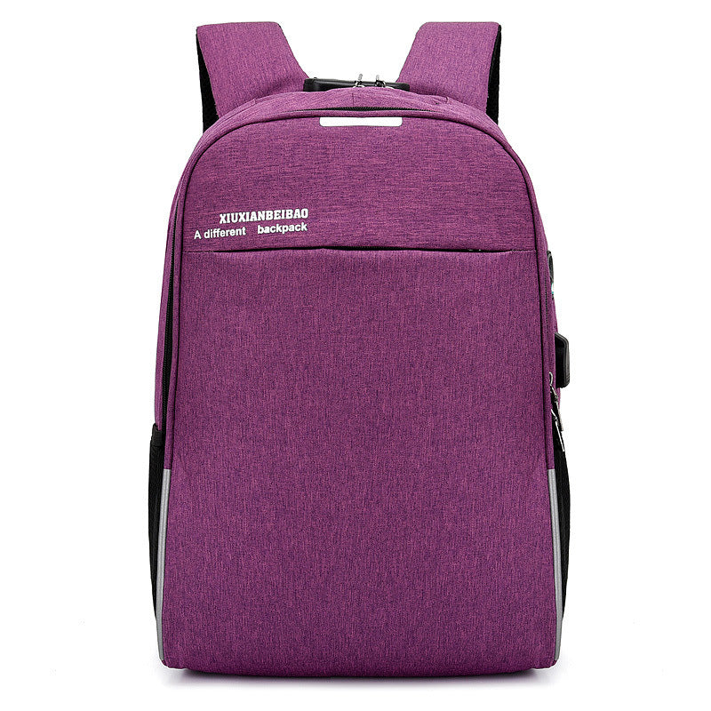 USB Charging Backpack Large Capacity School Laptop Bag