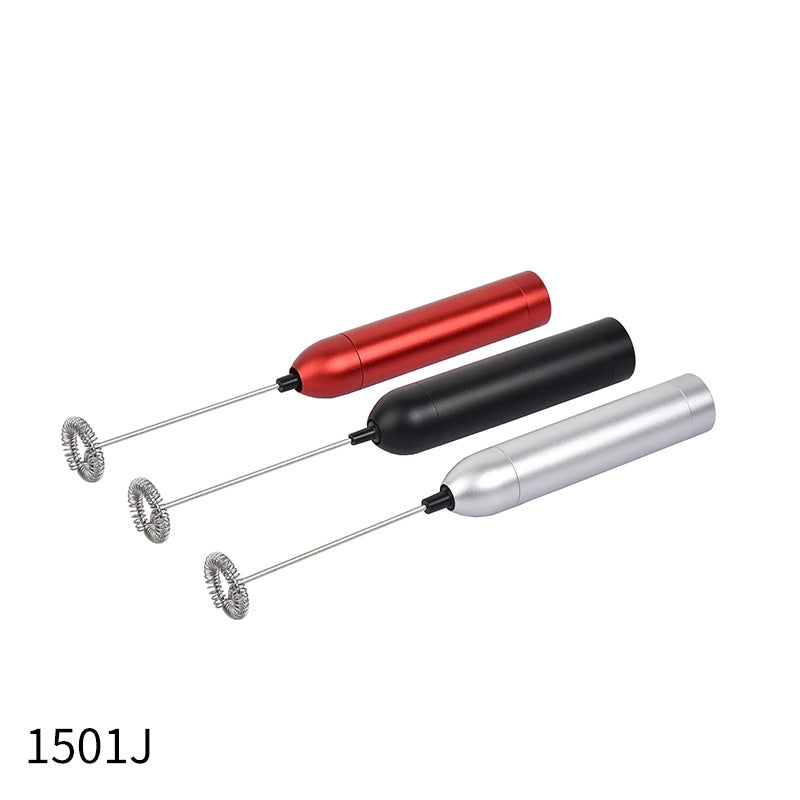 Aluminum Alloy Handheld Electric Milk Frother Coffee Whisk