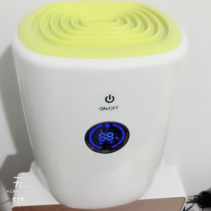 Mini Dehumidifier Silent - Small White Dehumidifier for Closet, Wardrobe & Home