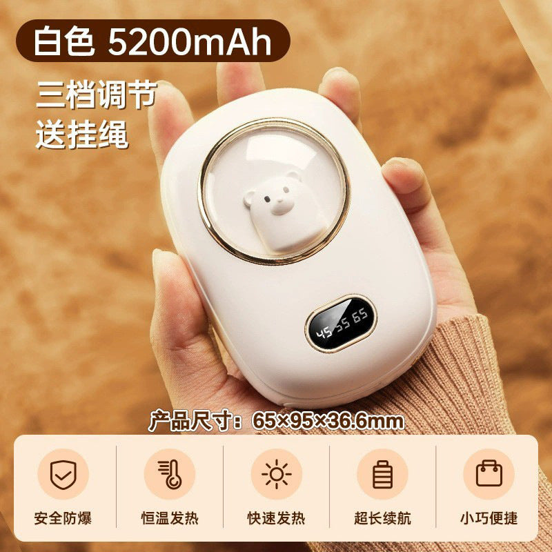 USB Rechargeable Mini Hand Warmer – Portable Hot Hand Heater for Winter Outdoor & Gifts