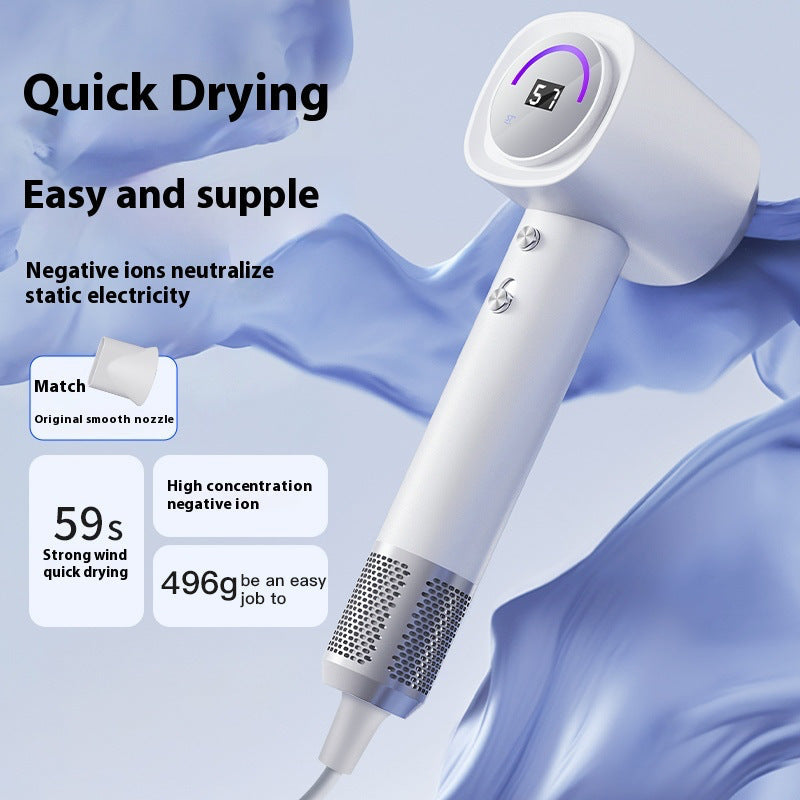 High-Power Negative Ion Hair Dryer: Fast Drying, Silent, Constant Temperature Hair Care