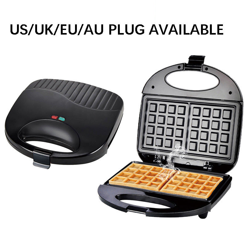 Double-Sided Heating Waffle & Sandwich Maker – Non-Stick Breakfast Machine