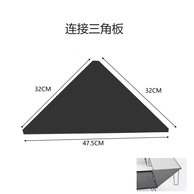 Portable Folding Camping Table Multi Layer Outdoor BBQ Table