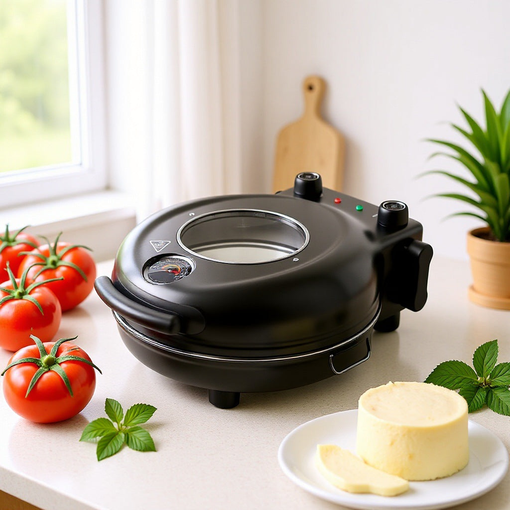 Electric Pizza Baking Pan – Heated Non-Stick Pizza Oven Pan (220V/110V Options)