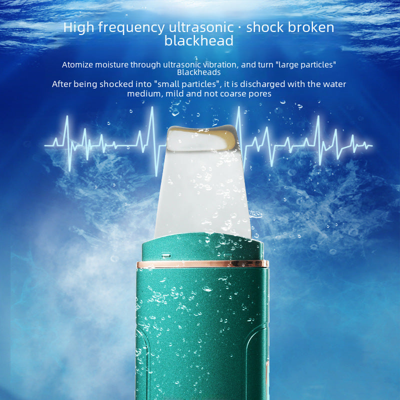 Advanced Ultrasonic Electric Spatula: Blackhead Remover, Pore Cleaner, Dead Skin Exfoliator