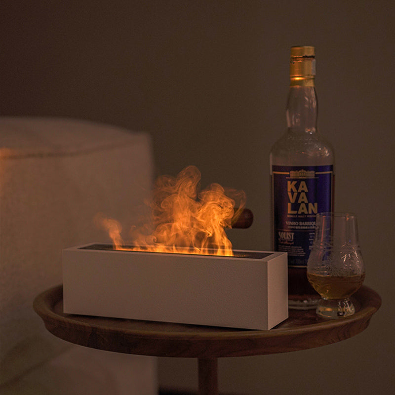 Flame Aromatherapy Humidifier Essential Oil Diffuser