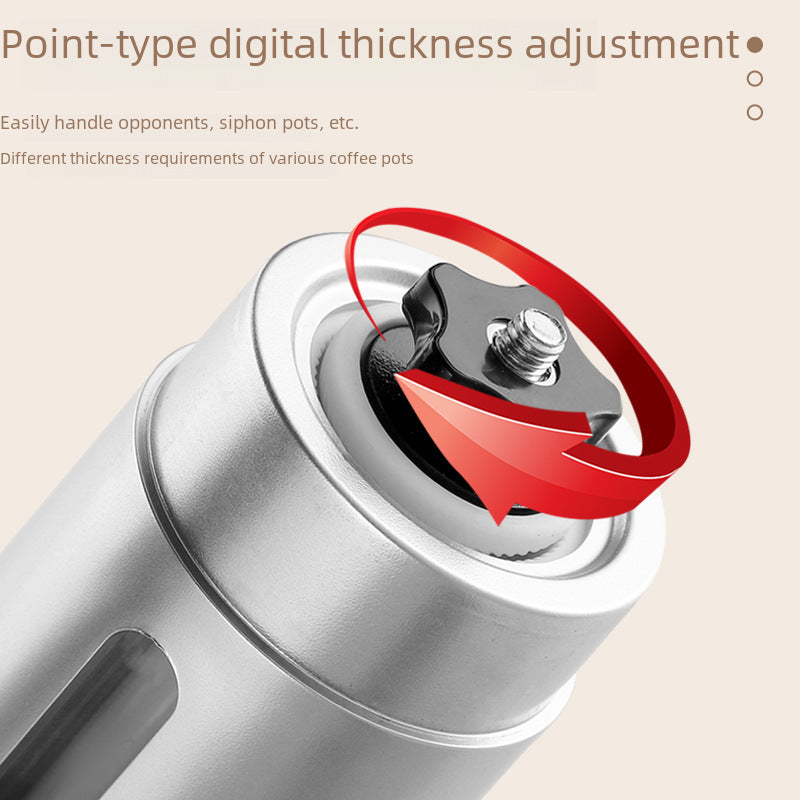Stainless Steel Manual Coffee Grinder Portable Hand Mill