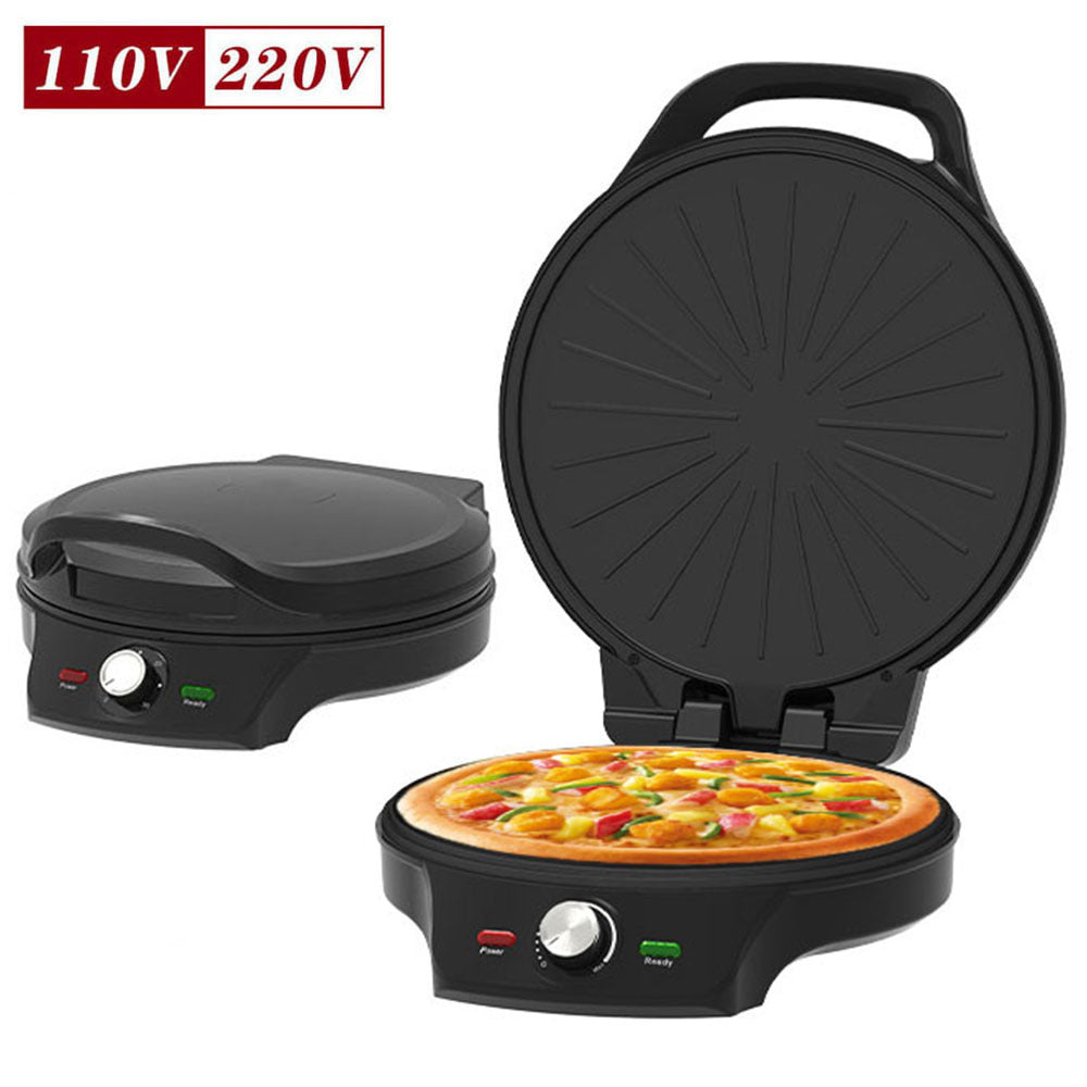 American 110V Pizza & Pancake Machine – Double-Sided Non-Stick Electric Baking Pan