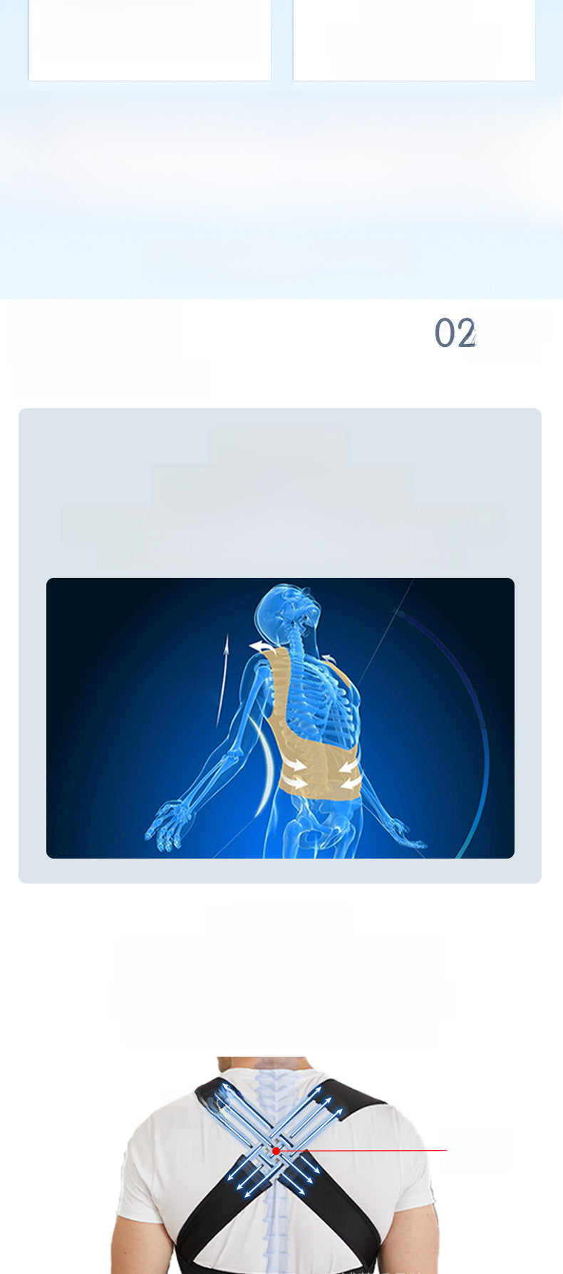 Posture Corrector Back Brace Adult Invisible Hunchback Support