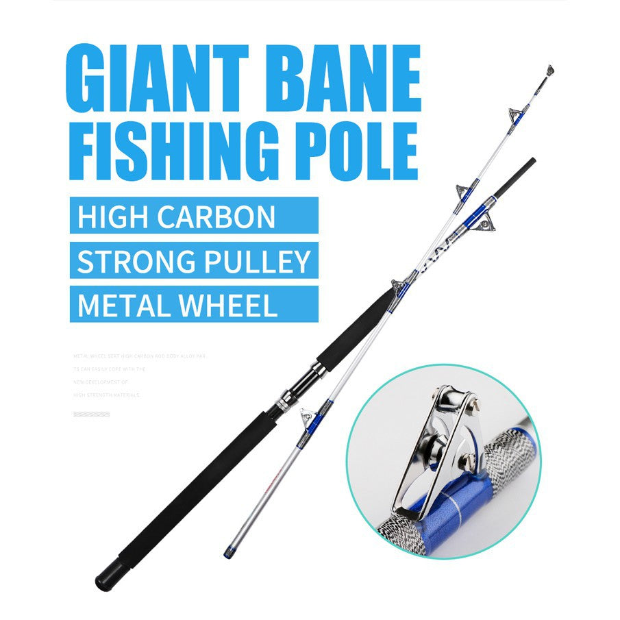 Deep Sea Trolling Rod 1.98-2.1m Heavy Boat Fishing Rod