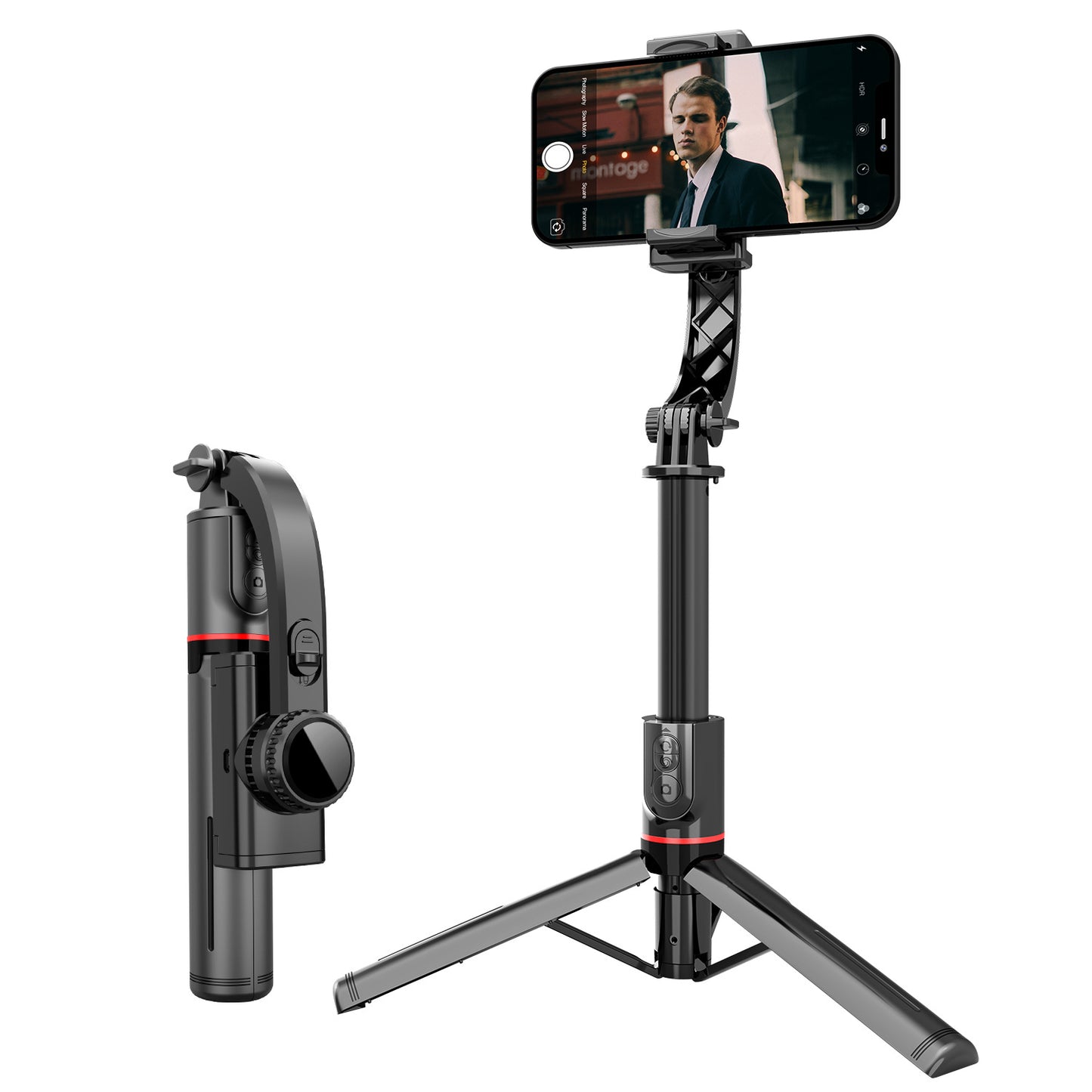 Bluetooth Gimbal Stabilizer L19 Selfie Stick Tripod Stand