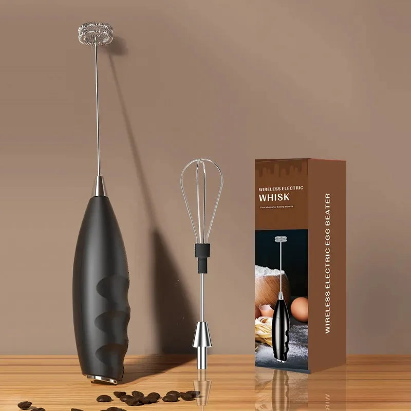 Electric Milk Frother Automatic Whisk Coffee Foam Maker Mini