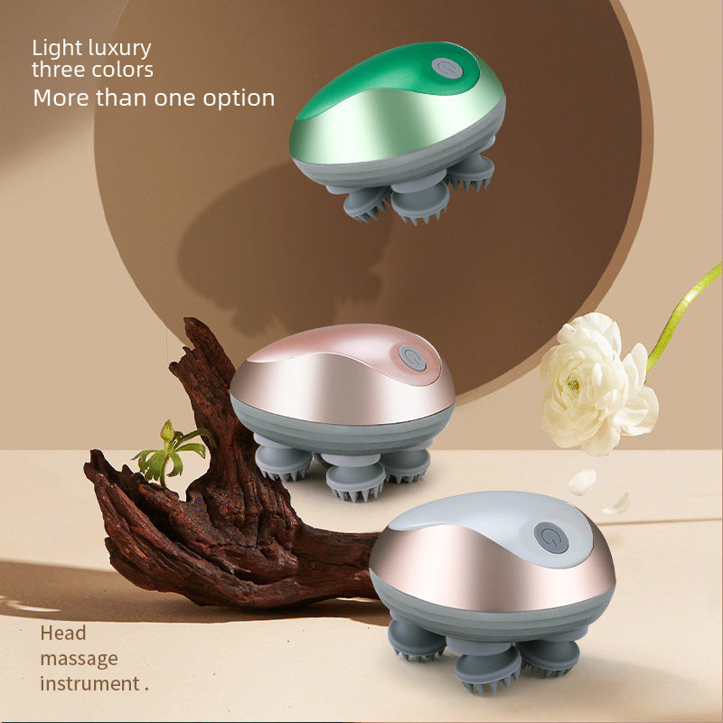 Scalp Massager - Rechargeable Dragon Claw Head Massager with Vibration