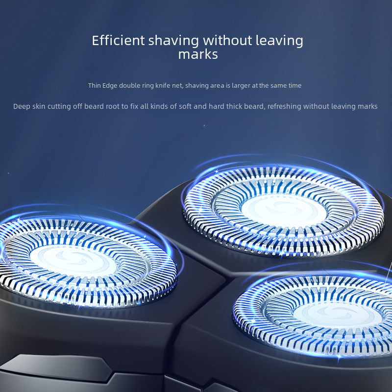 Digital Display Electric Shaver Type C Rechargeable Razor