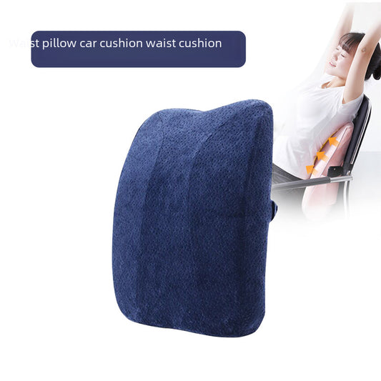 Memory Foam Lumbar Support Cushion - Back Pillow for Chair