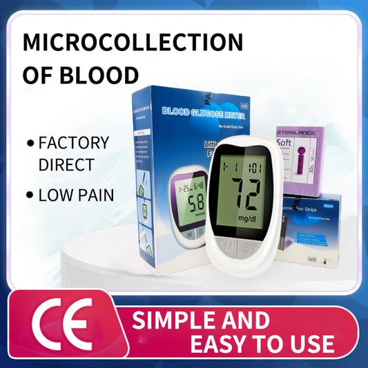 Blood Glucose Meter - Home Blood Sugar Monitor & Tester