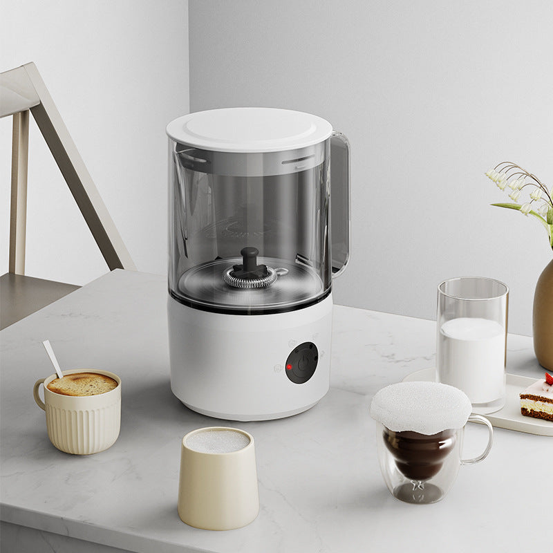 Automatic Electric Milk Frother Hot Cold Latte Art Maker