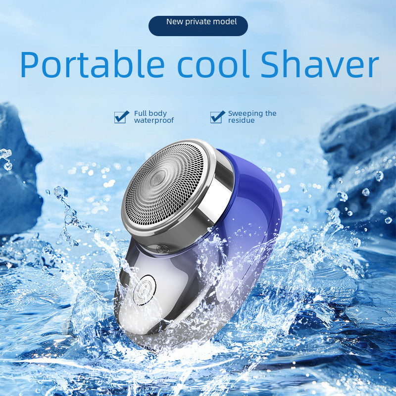Full body waterproof wash, electric gentle smart rechargeable men's shaver, portable wet and dry mini shaver