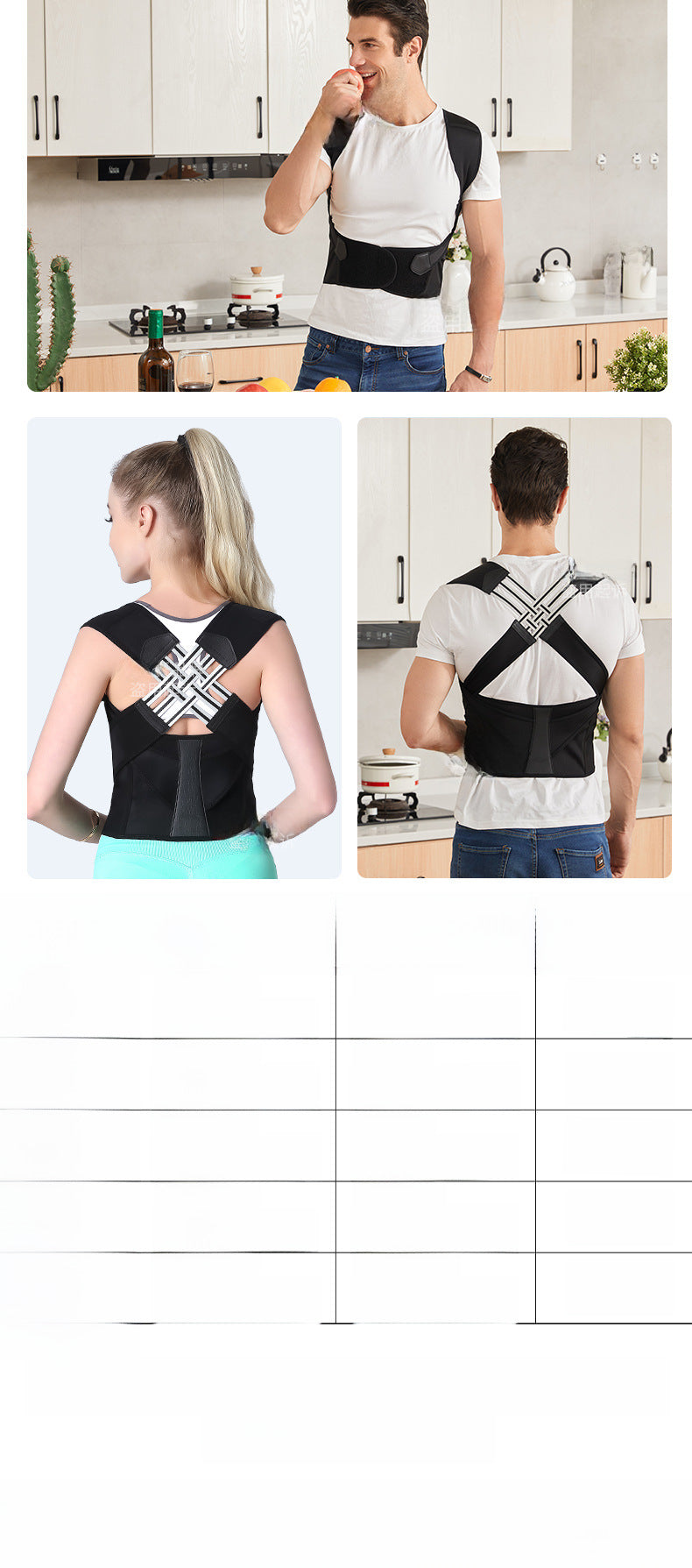 Posture Corrector Back Brace Adult Invisible Hunchback Support