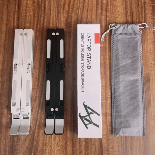 Foldable Laptop Stand - Aluminum Portable Cooling Bracket