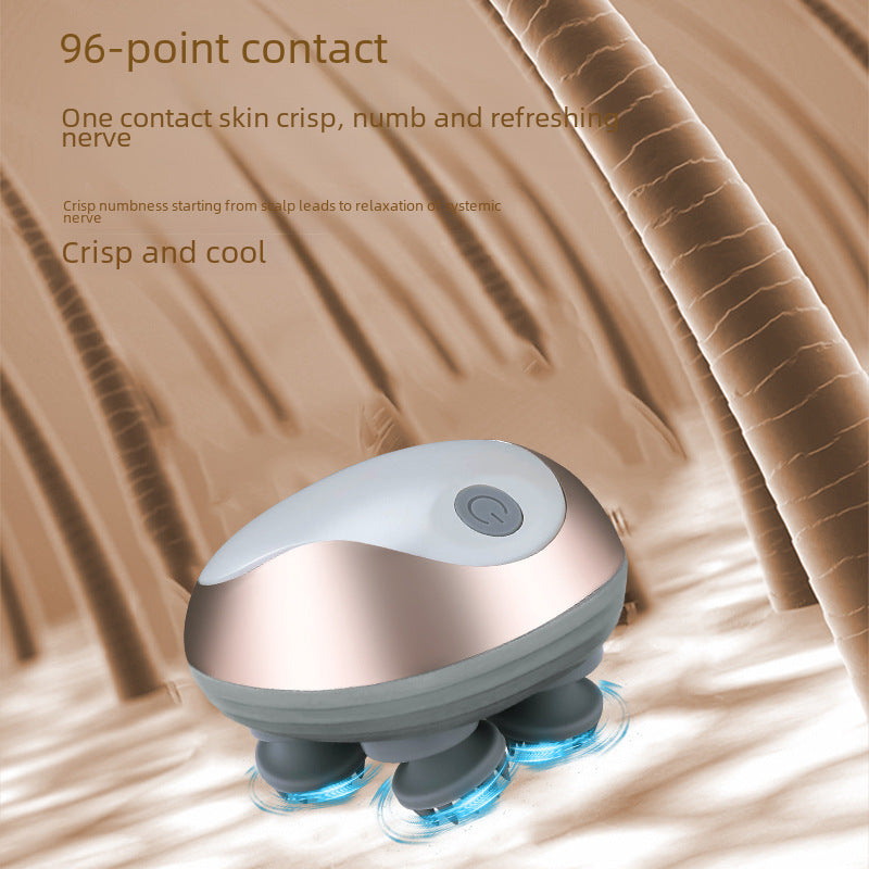 Scalp Massager - Rechargeable Dragon Claw Head Massager with Vibration