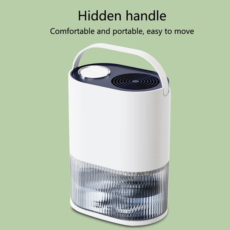 Silent Dehumidifier for Bedroom - Mini Home Dehumidifier for Moisture Removal