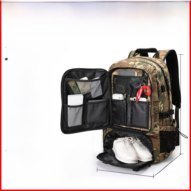80L Large Capacity Travel Backpack Outdoor Hiking Bag