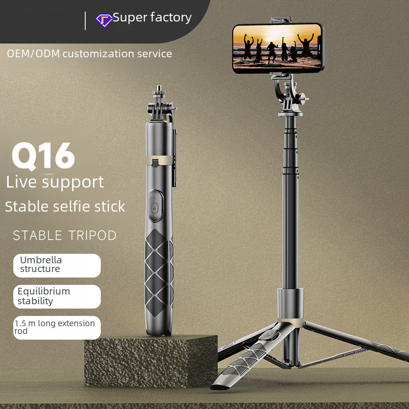 Bluetooth Selfie Stick Q06 Tripod Floor Stand Live Stream