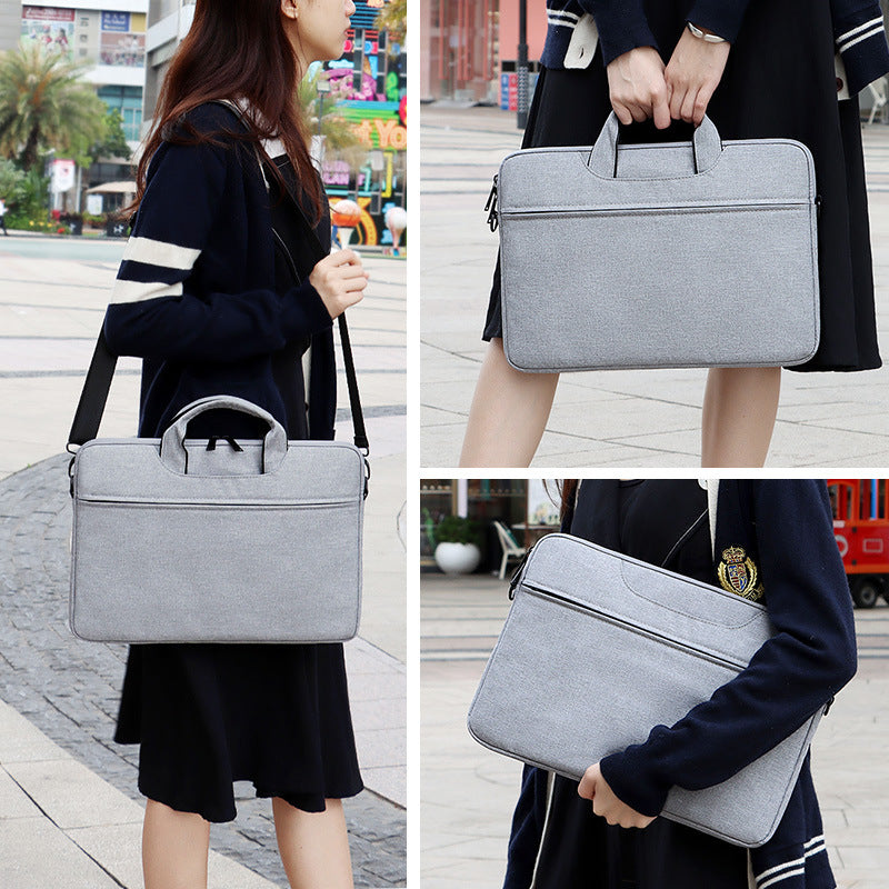 Waterproof Laptop Bag 13 14 15.6 Inch Business Briefcase Shoulder