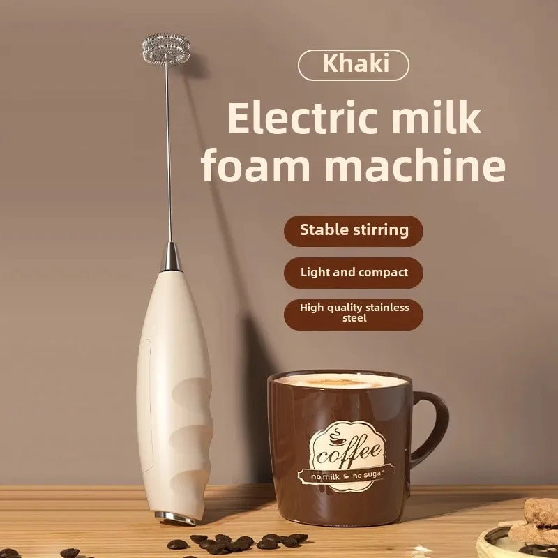 Electric Milk Frother Automatic Whisk Coffee Foam Maker Mini