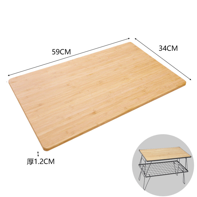 Portable Folding Camping Table Multi Layer Outdoor BBQ Table