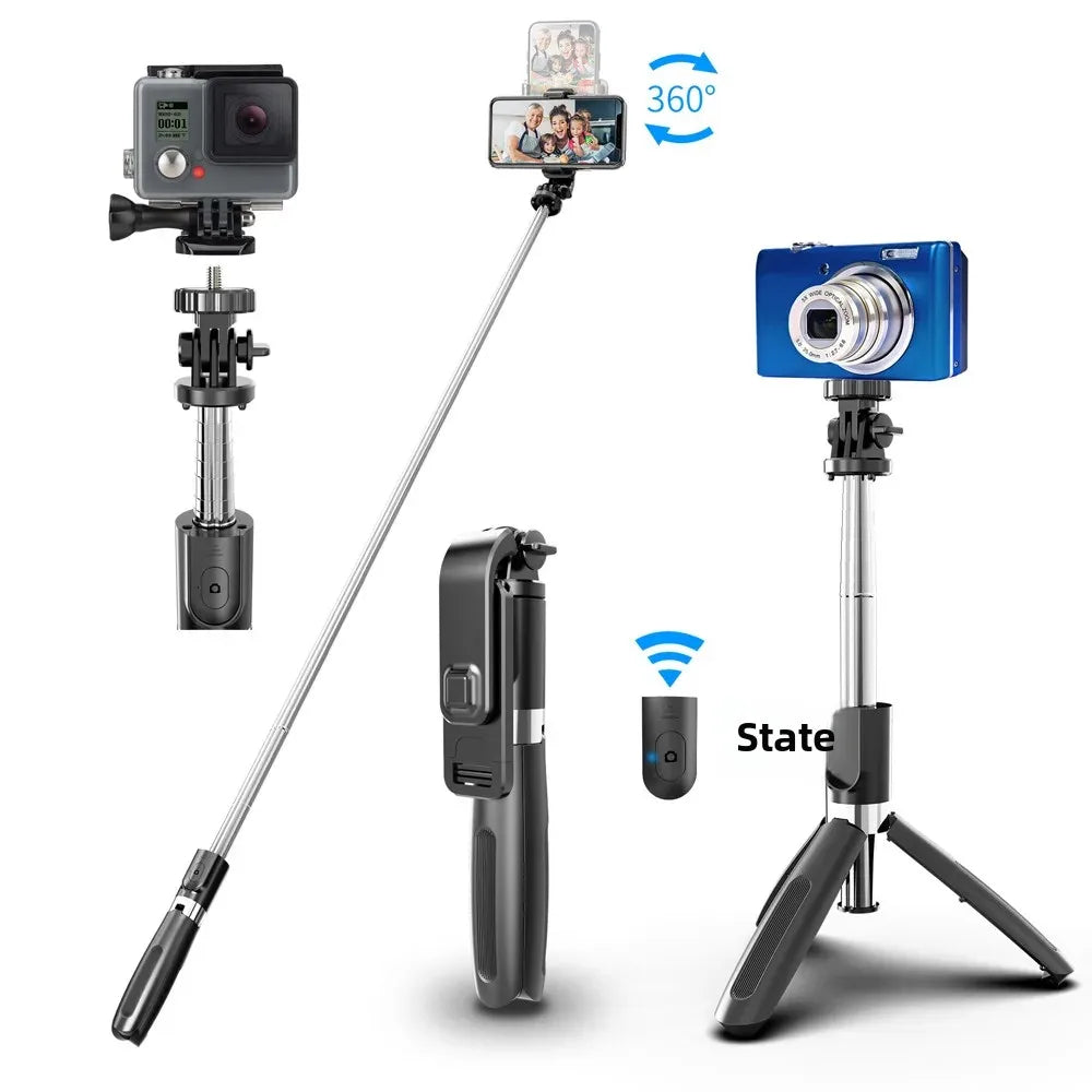 TOKQI L02 Bluetooth Selfie Stick Tripod Remote Control