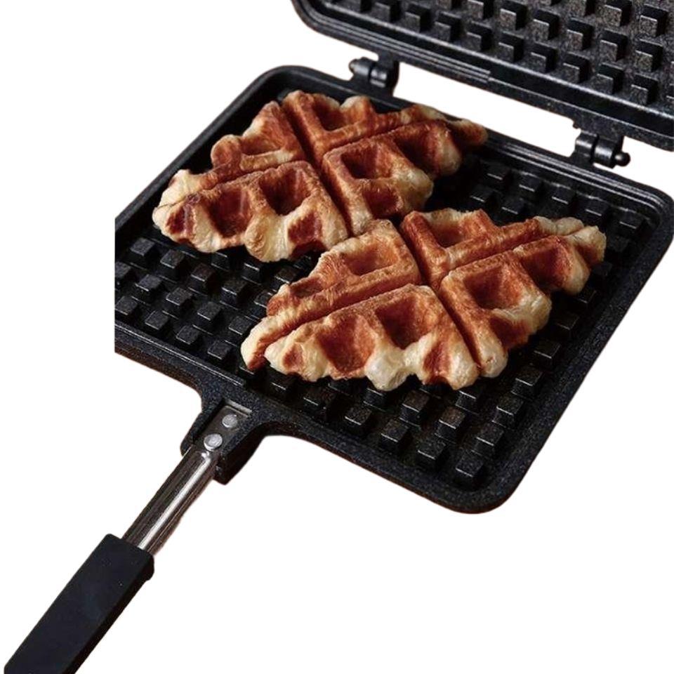 Imported waffle maker non-stick pan Mai Fan stone double sided breakfast muffin pot mold induction cooker gas universal
