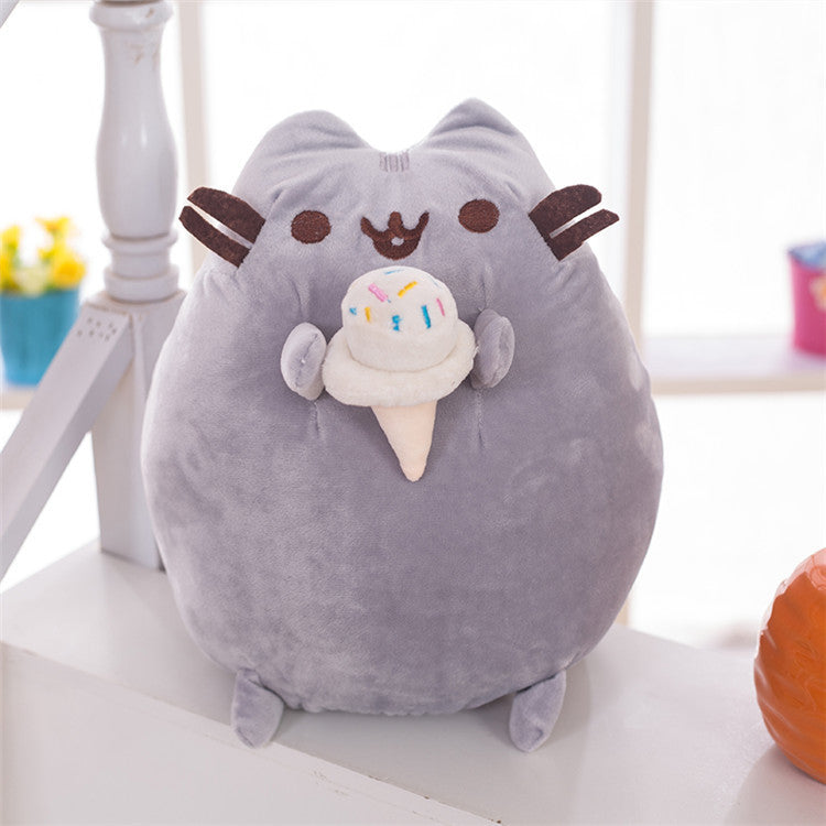 Cute Cat Plush Pillow Soft Cushion Kids Sleeping Companion