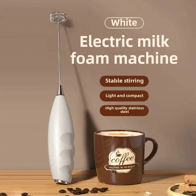 Electric Milk Frother Automatic Whisk Coffee Foam Maker Mini